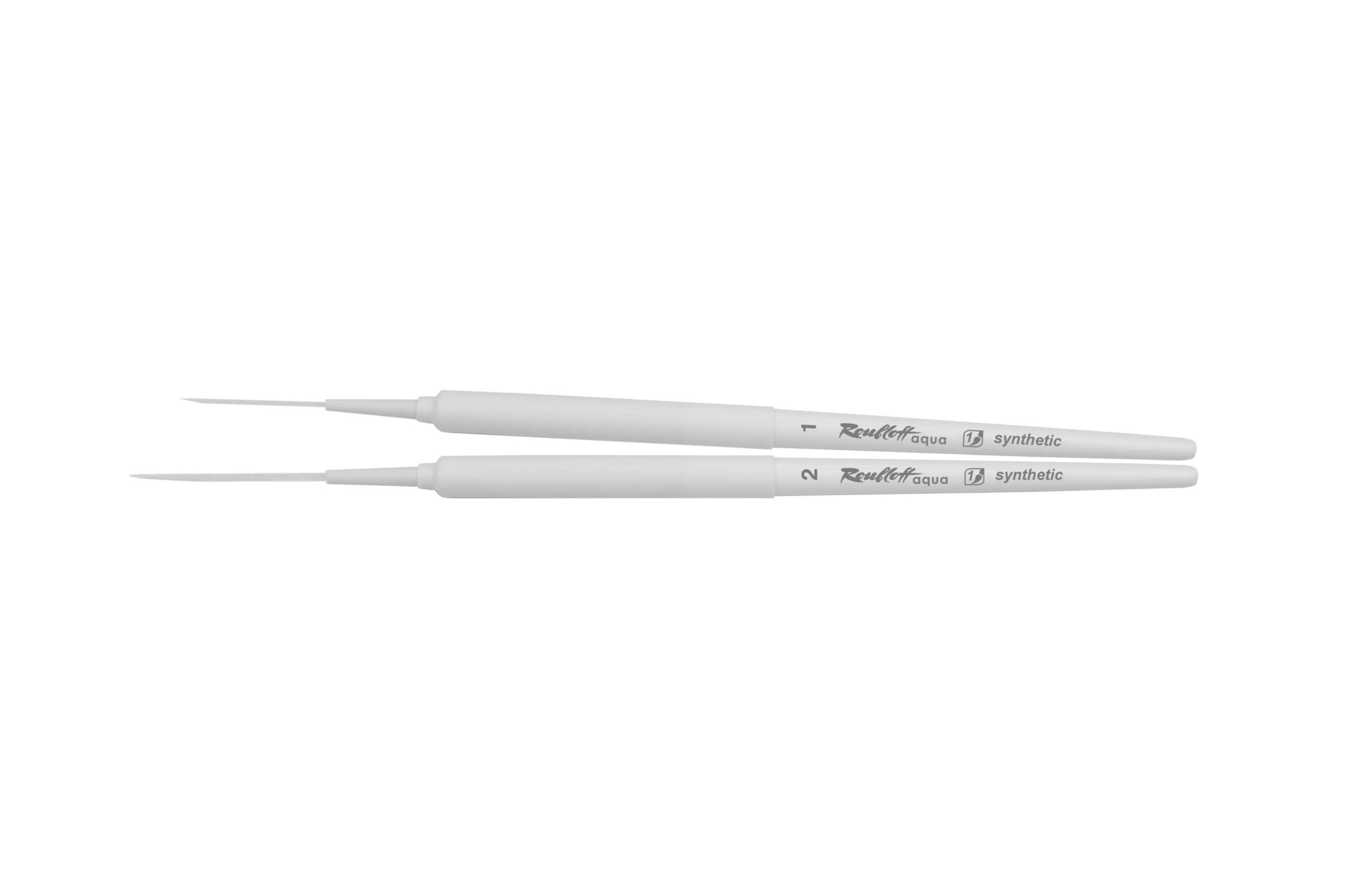 Кисть Roubloff AQUA white лайнер из белоснежной синтетики ручка короткая белая (AqSw4-01,05wT) №1 Кисть Roubloff AQUA white лайнер из белоснежной синтетики ручка короткая белая (AqSw4-01,05wT) №1