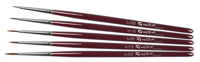 Кисти из волоса сибирского колонка №00, №0, №1, №1,5 №2 Кисти из волоса сибирского колонка №00, №0, №1, №1,5 №2